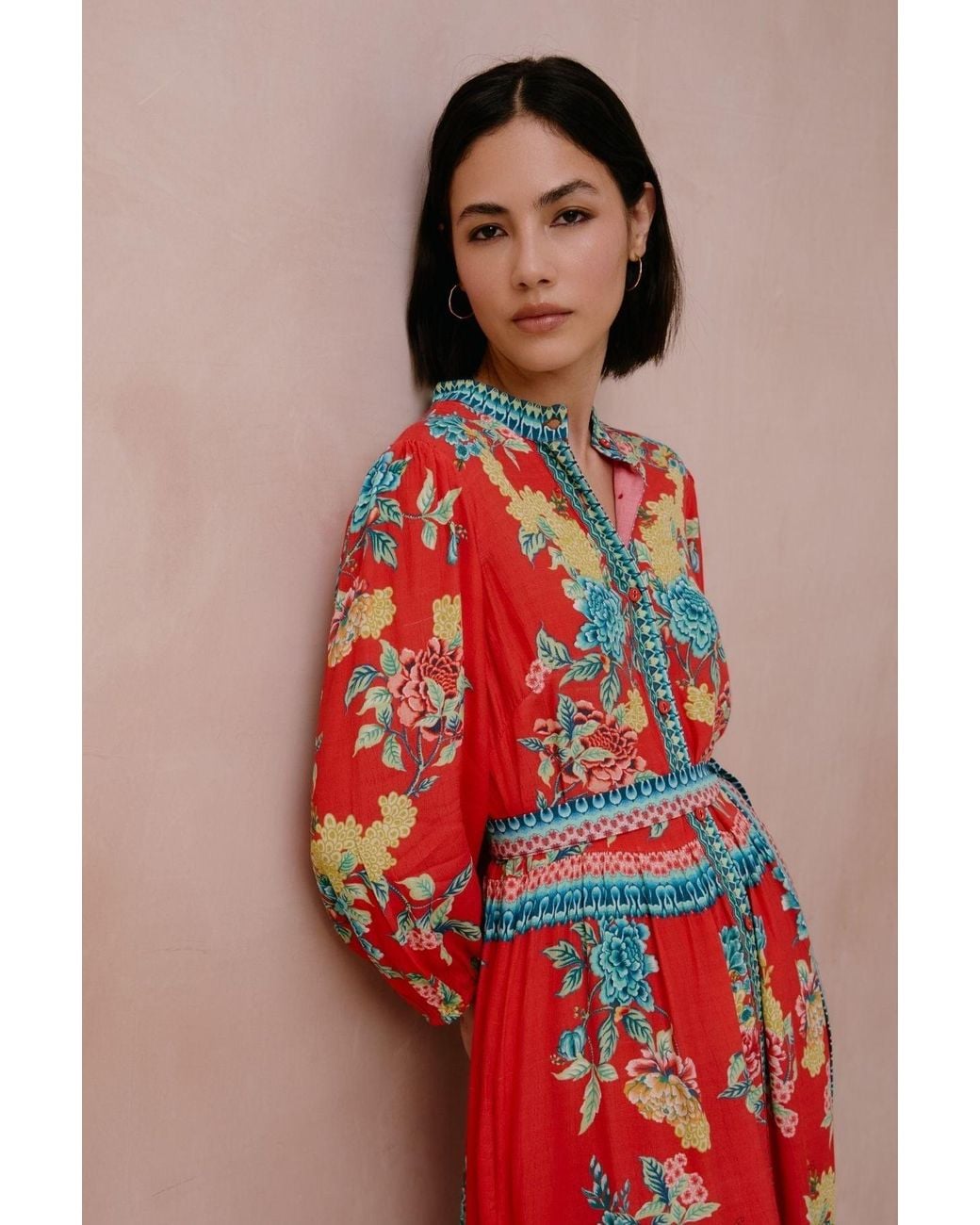 Raishma Red Tiffany Dress