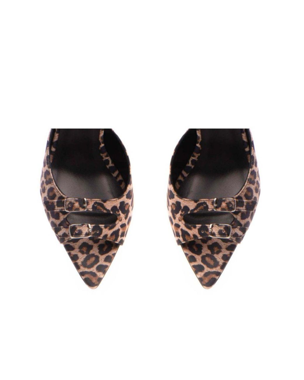 The 5Th Element Brown Myra Nude Leather Pointed Mules