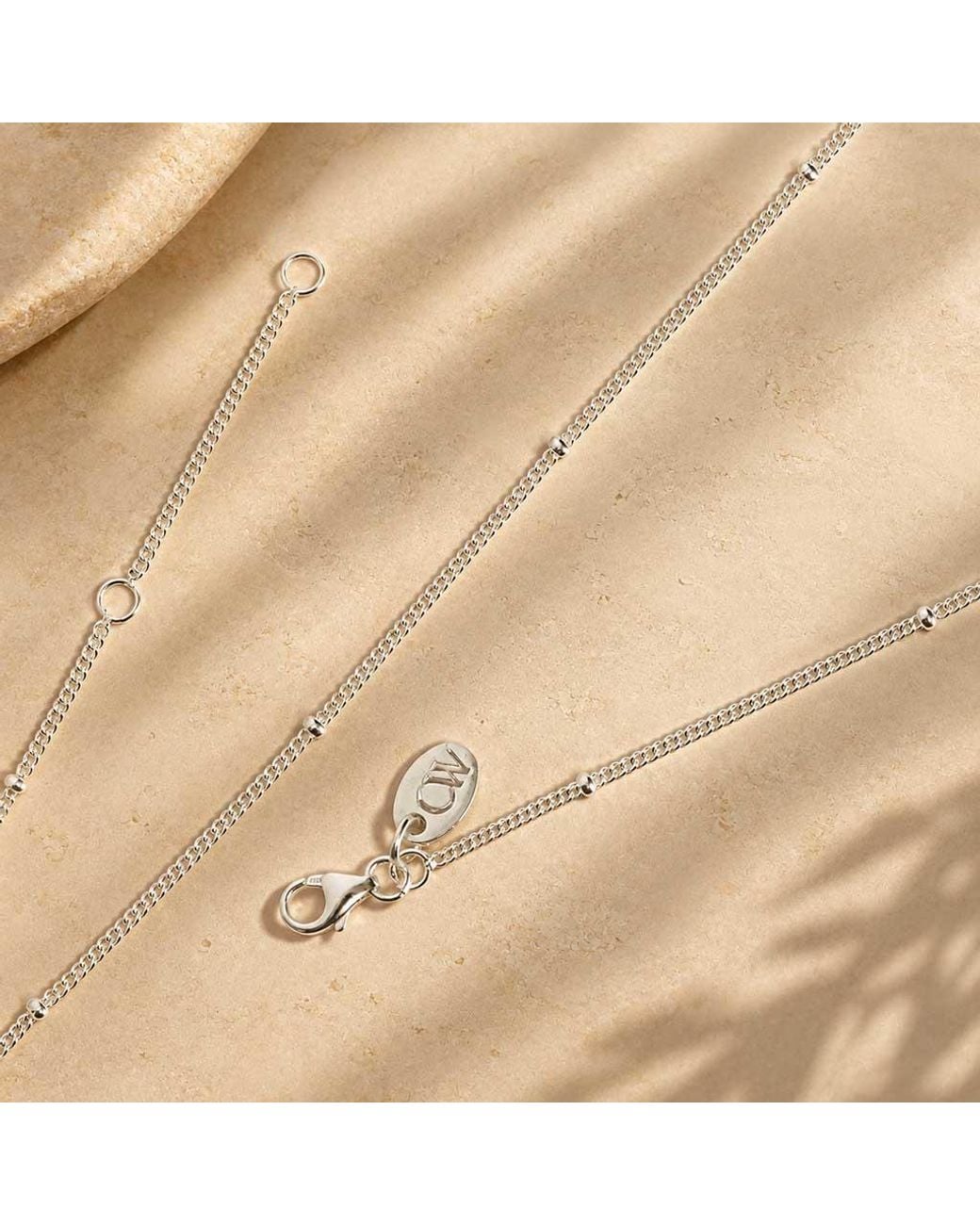 Charlotte's Web Jewellery White Satellite Curb Chain