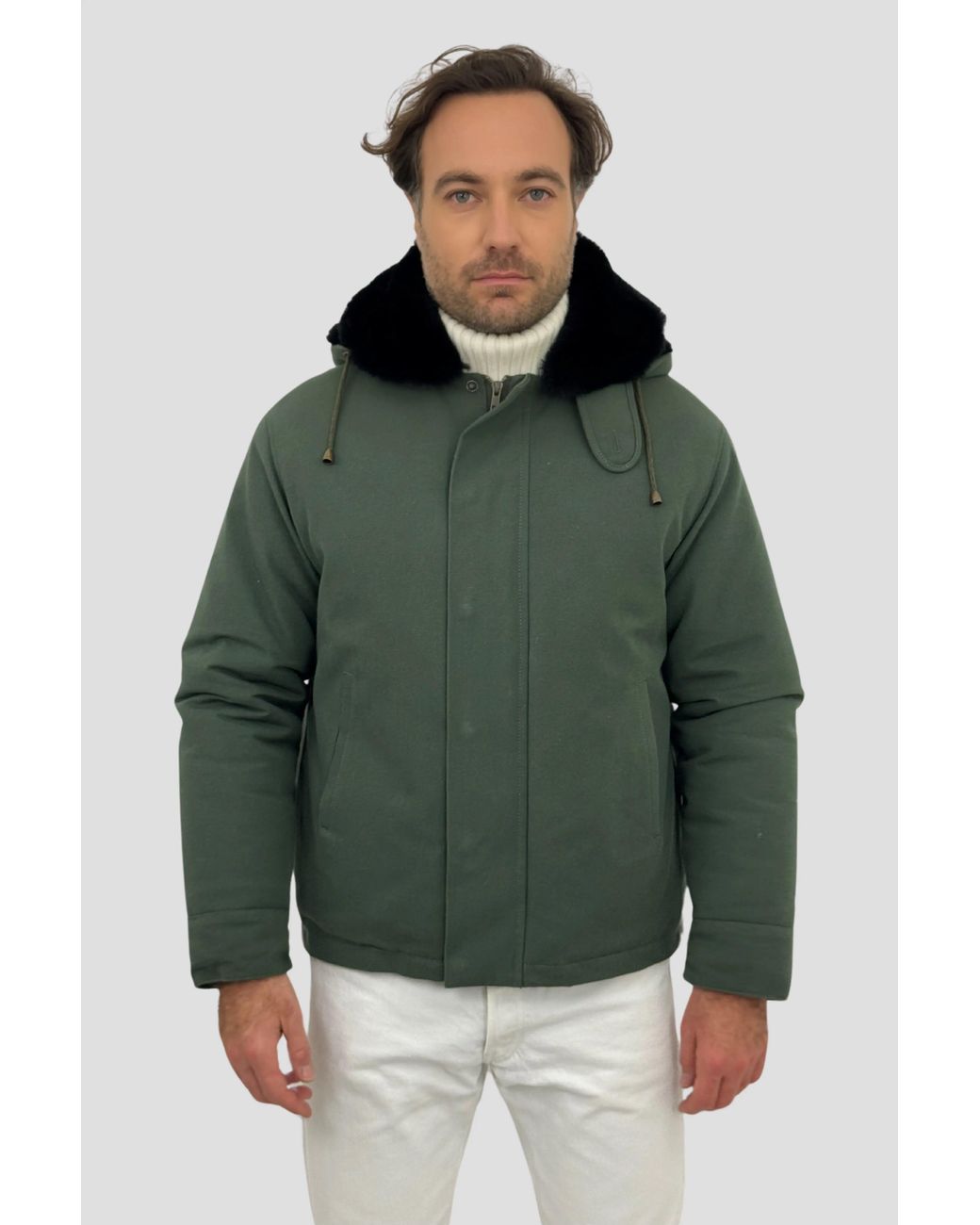Coulange Green Parka Heritage Verte Kaki for men
