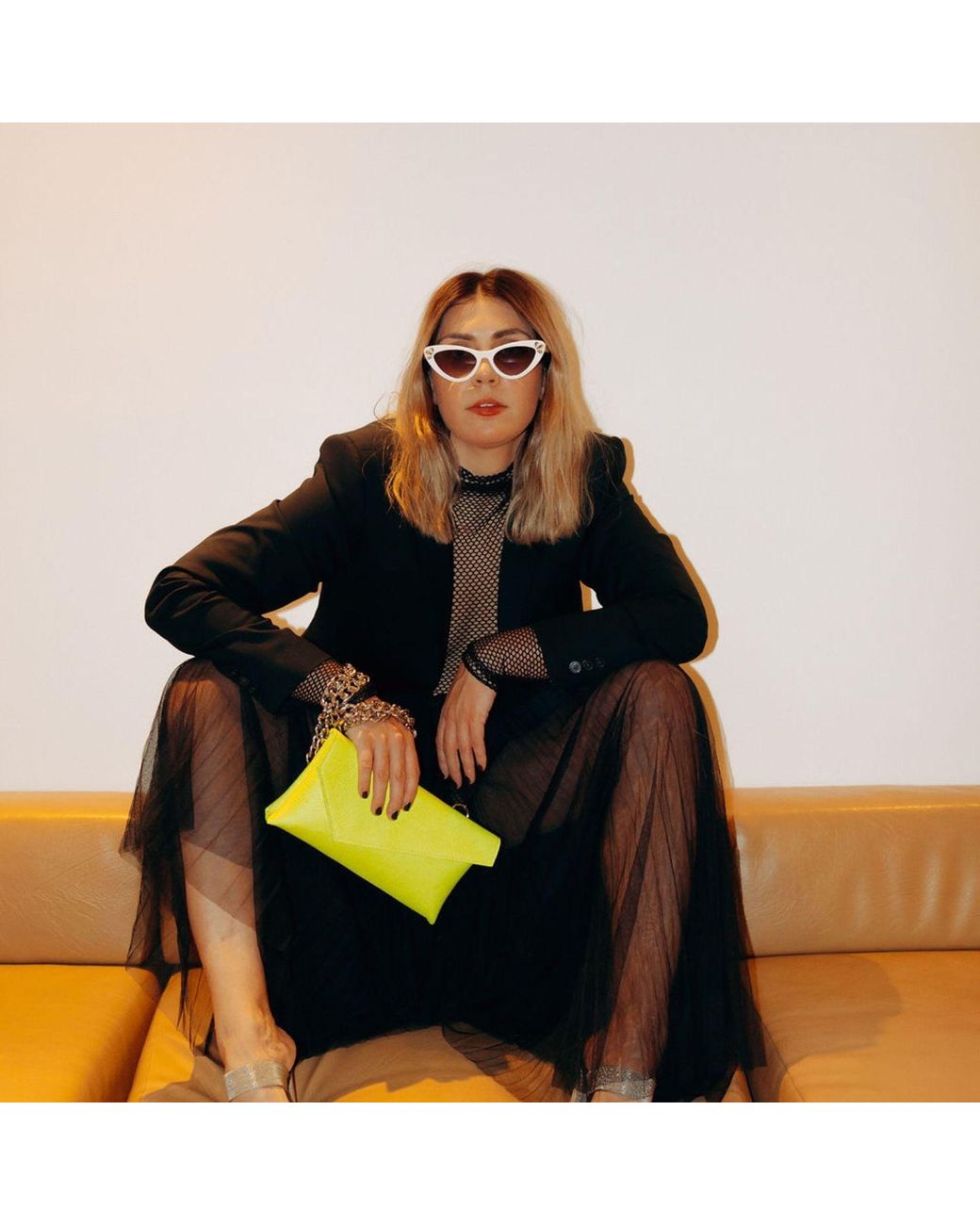 SISTER EPIC Yellow Kiki Baguette Electric