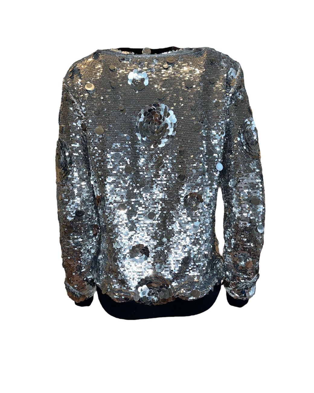 Any Old Iron Gray Petal To The Metal Sequin Sweatshirt for men