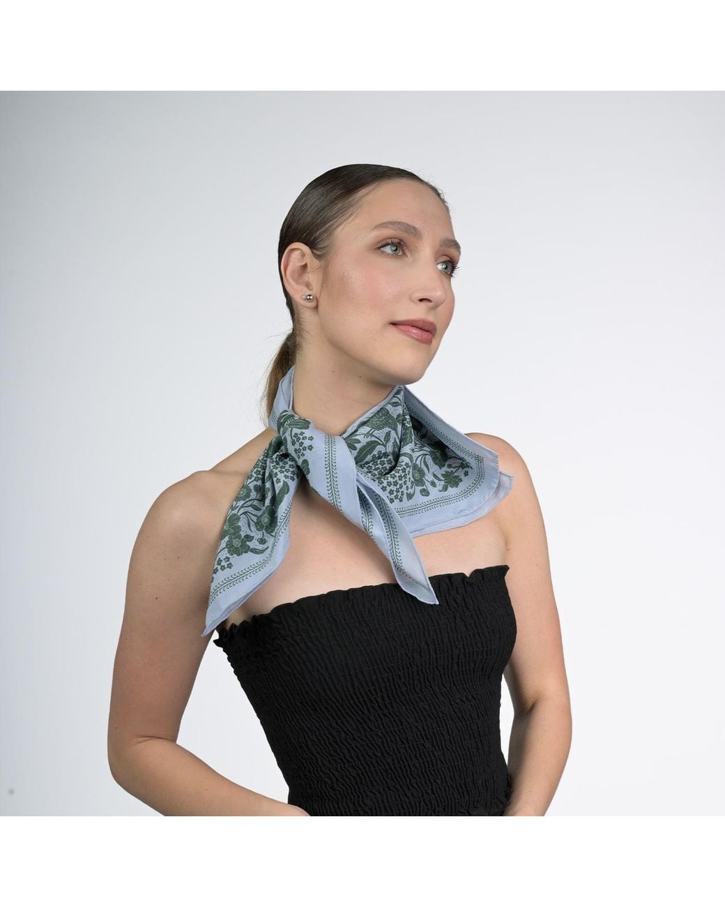 Silk&Soul Blue Bird Scarf