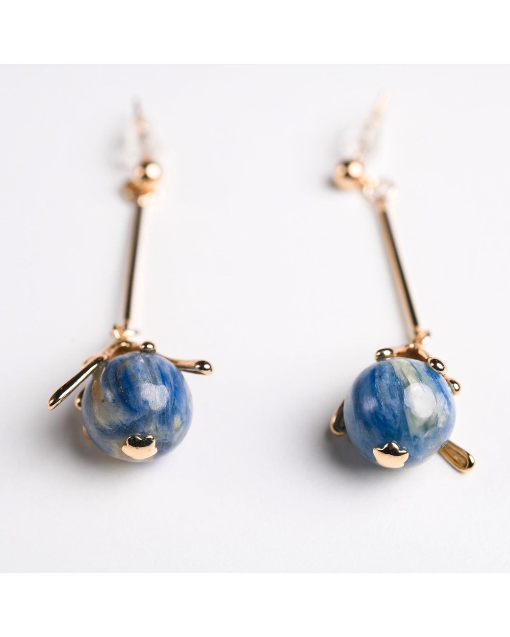 Heartfelt Layers Blue Impression Sunrise Drop Earrings