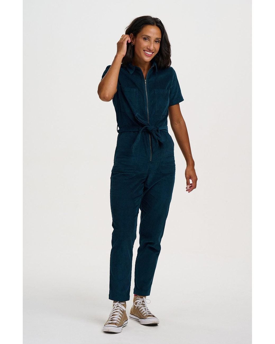 Sugarhill Blue Billy Cord Boilersuit