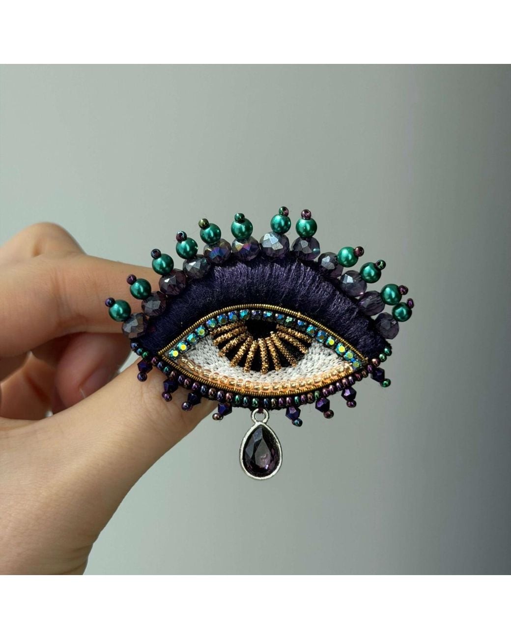 VETKA Blue Eye Talisman Brooch – Spellbound Eye