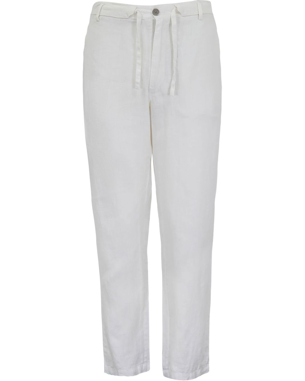 Lords of Harlech White Devon Linen Pant for men