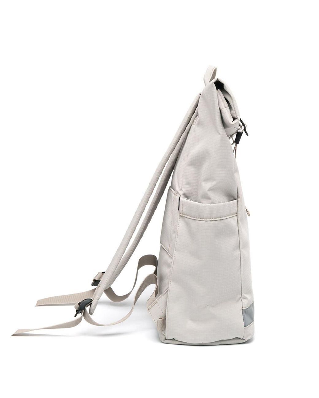 Lefrik White Lars Roll Fossil Backpack for men