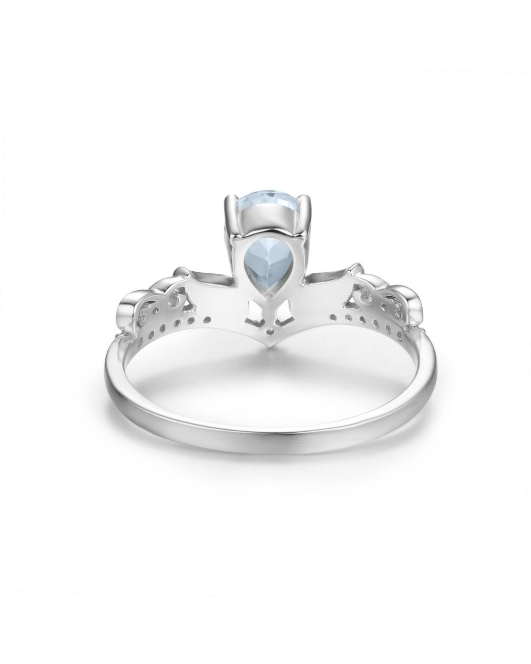 Azura Jewelry New York Blue Ring Of Water Vermeil