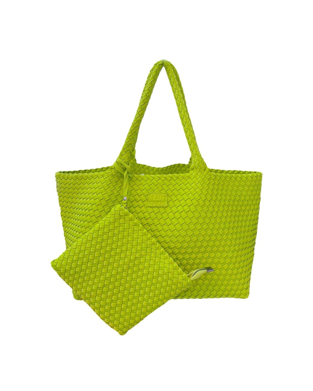 Lilly Loves Green Large Kinda Chic Handbag