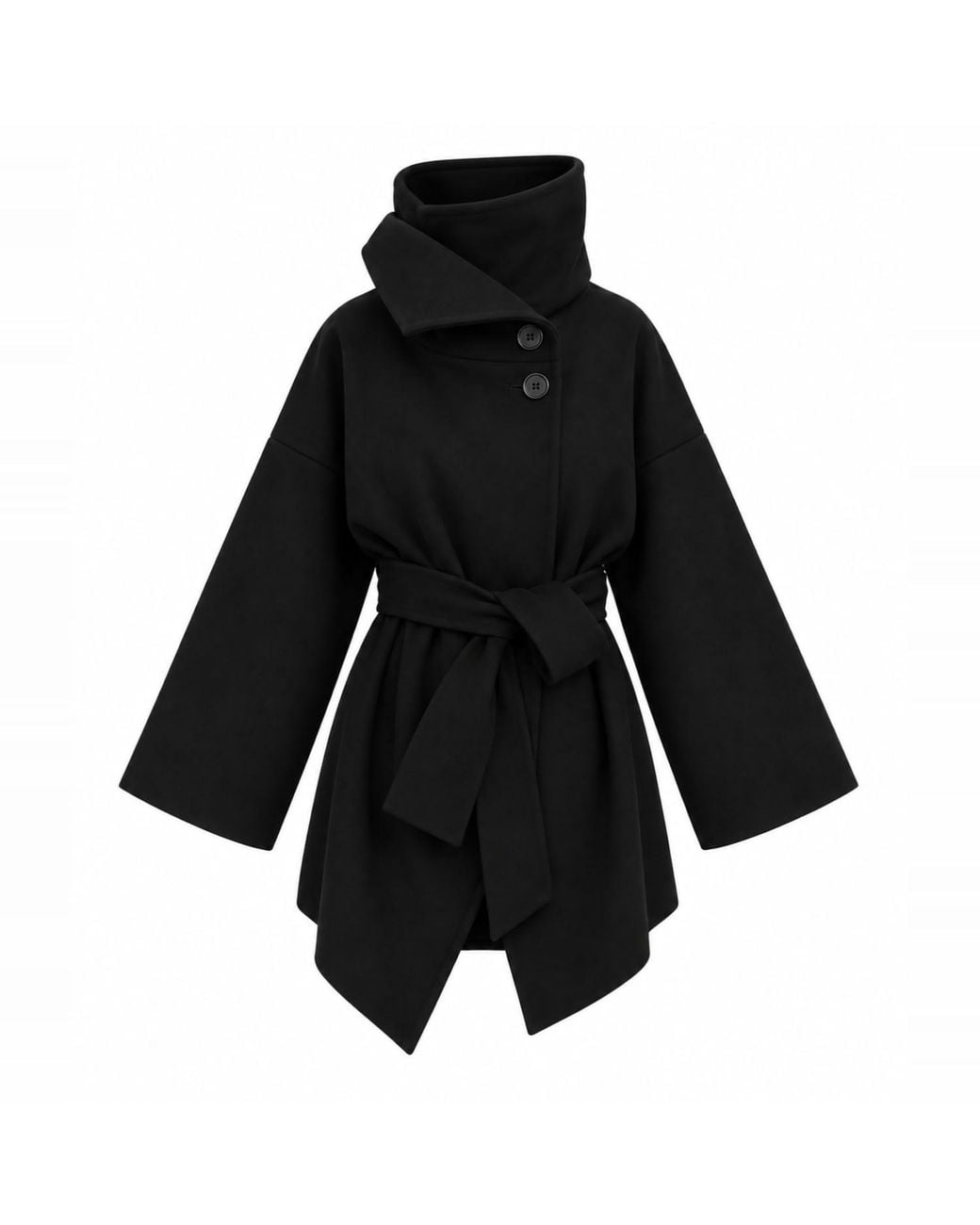 The Ethos Studio Black Nocturne Coat