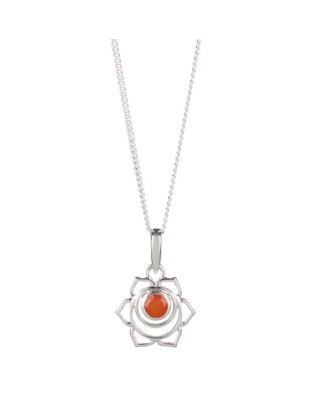 Charlotte's Web Jewellery Metallic Sacral Chakra Necklace