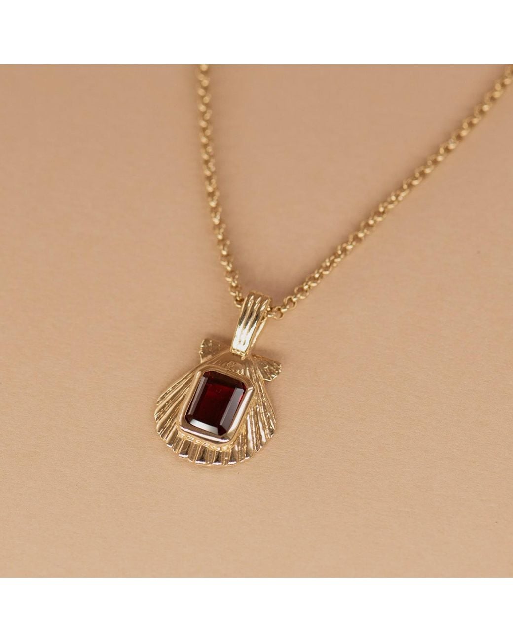Zoe & Morgan Metallic Cordelia Necklace