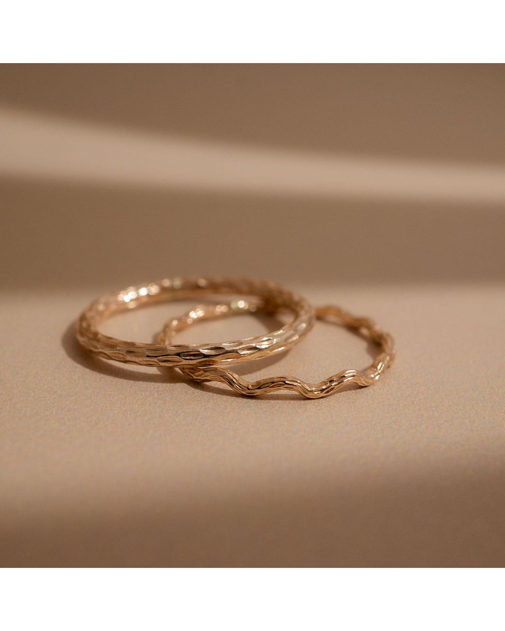 Kate Koel Metallic Ring Set