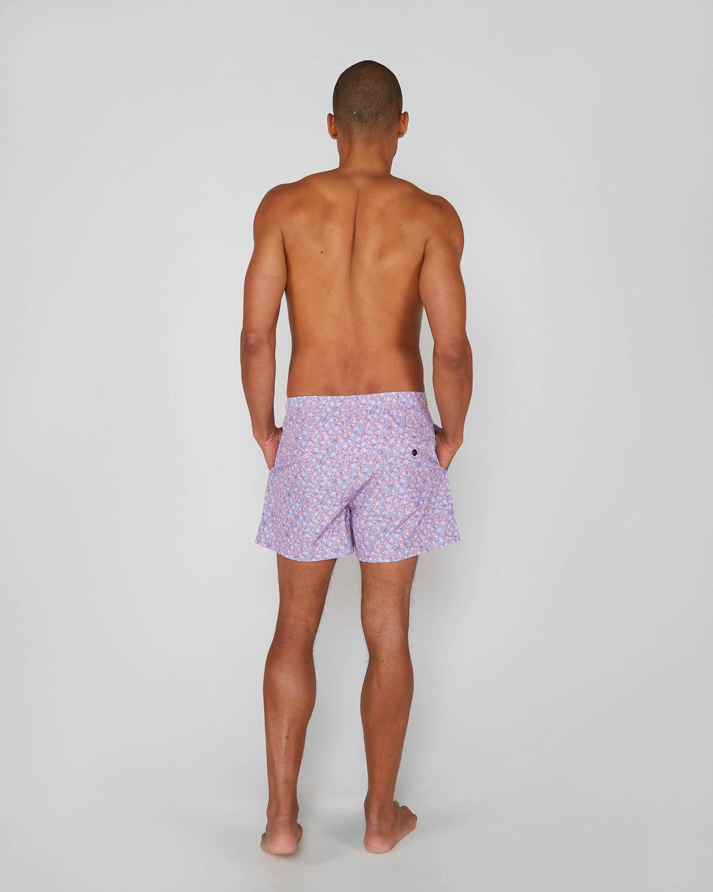 Lords of Harlech Purple Quack Lawn Swim Short for men