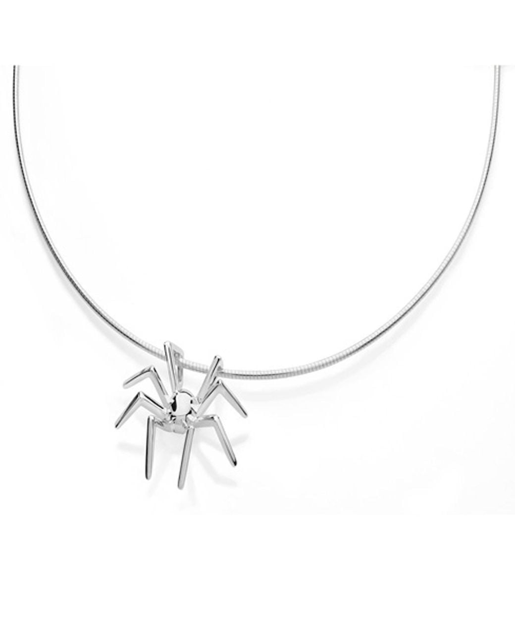 Lucy Quartermaine Metallic Spider Pendant