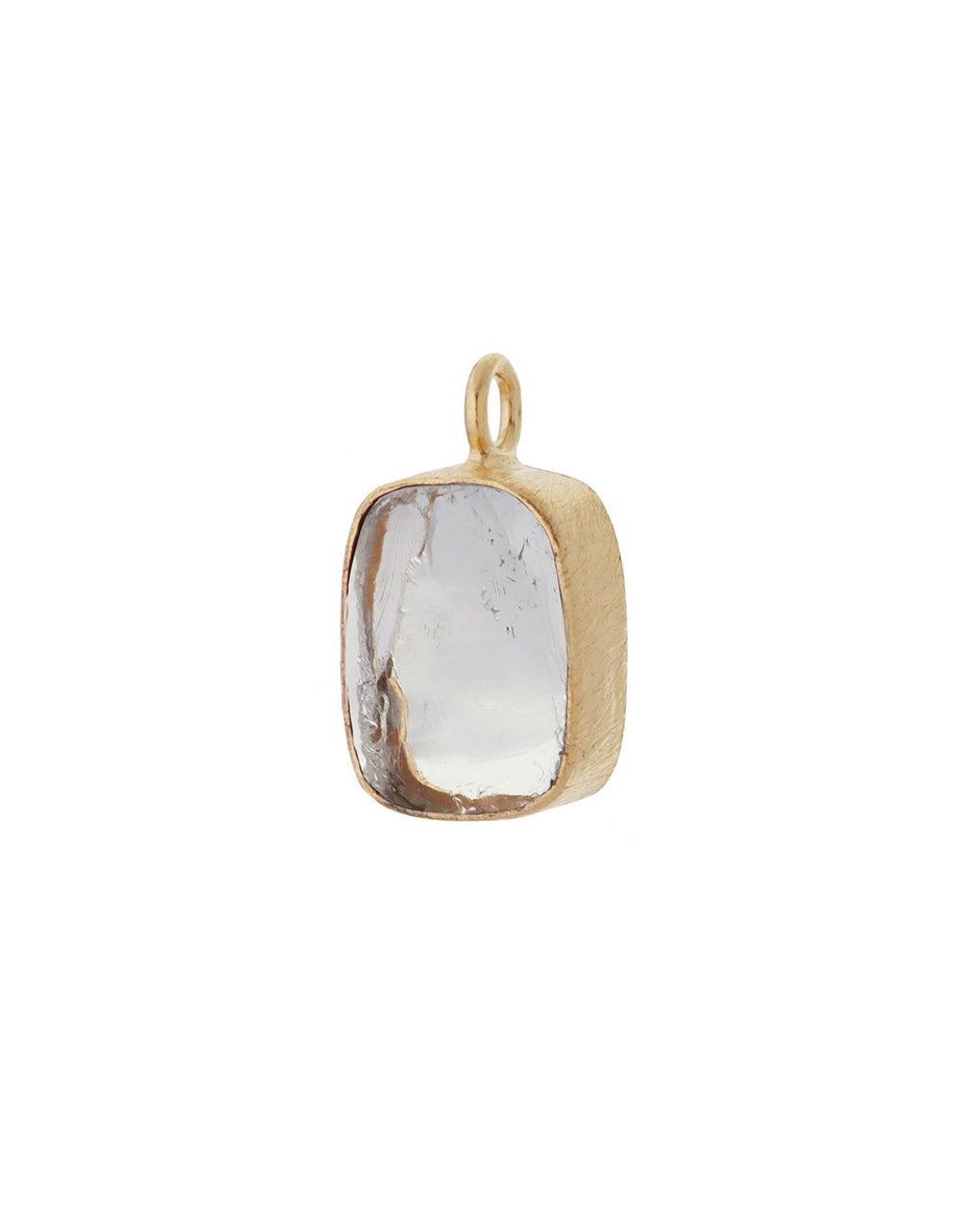 Goddess Charms White Neutrals Elemental Crystal Necklace