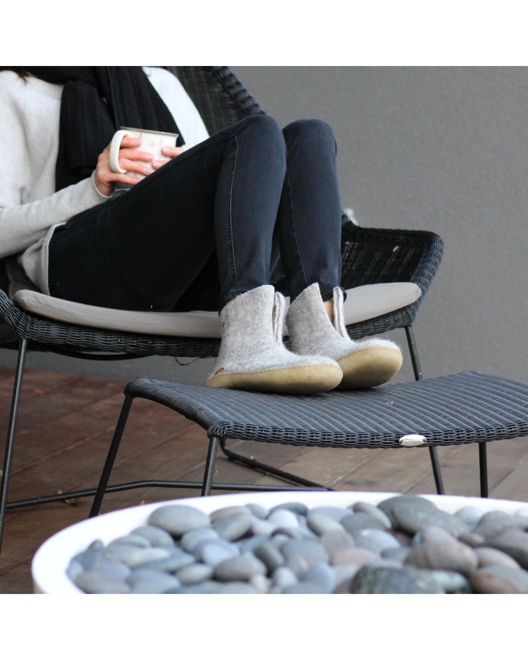 Betterfelt Gray High Boot