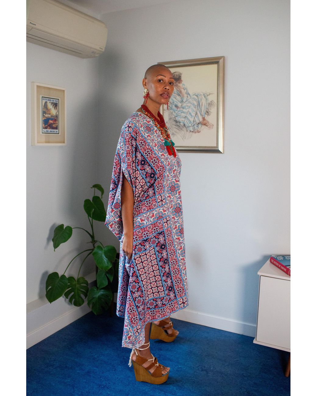 Jennafer Grace Purple Fira Nouveau Caftan