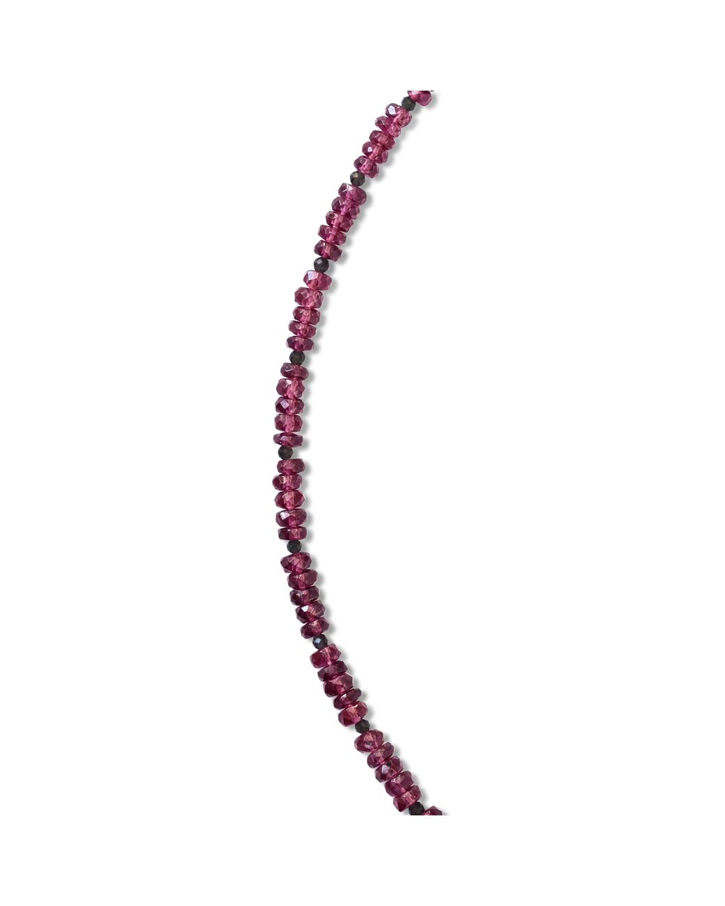 Bombyx House Metallic Birthstone January Garnet Necklace
