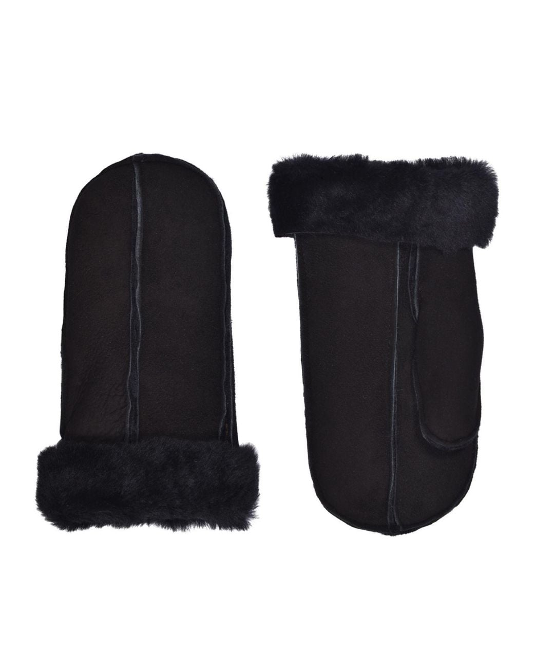 Owen Barry Black Sheepskin Split Mitten