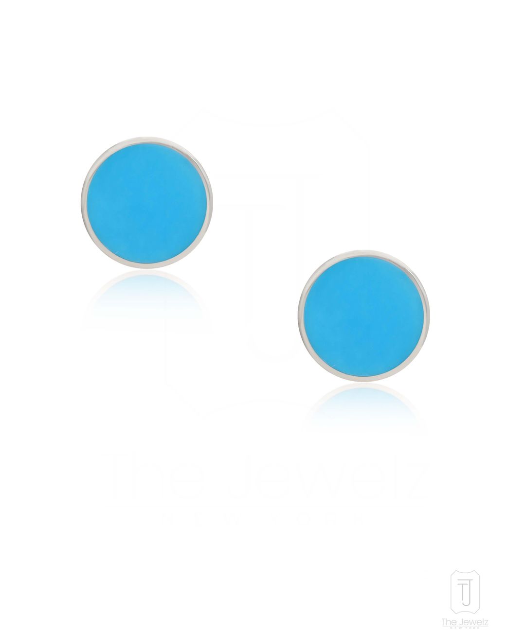 The Jewelz Blue Sterling Studs for men
