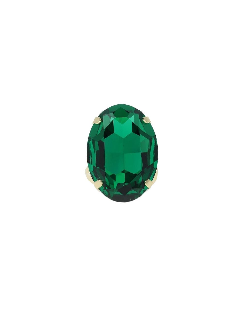 Otazu Green Eva Oval Ring Majestic