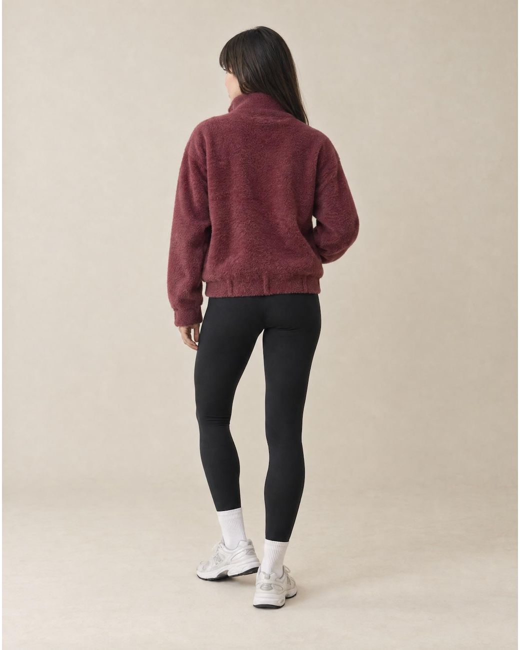 ROAV Purple Everyday Emma Burgundy Double Zip Cardigan