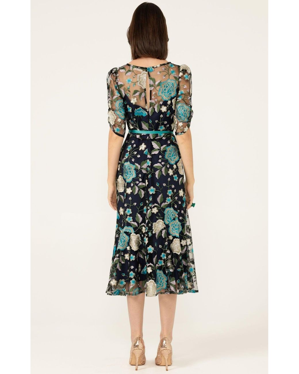 SACHA DRAKE Blue Cardelina Dress