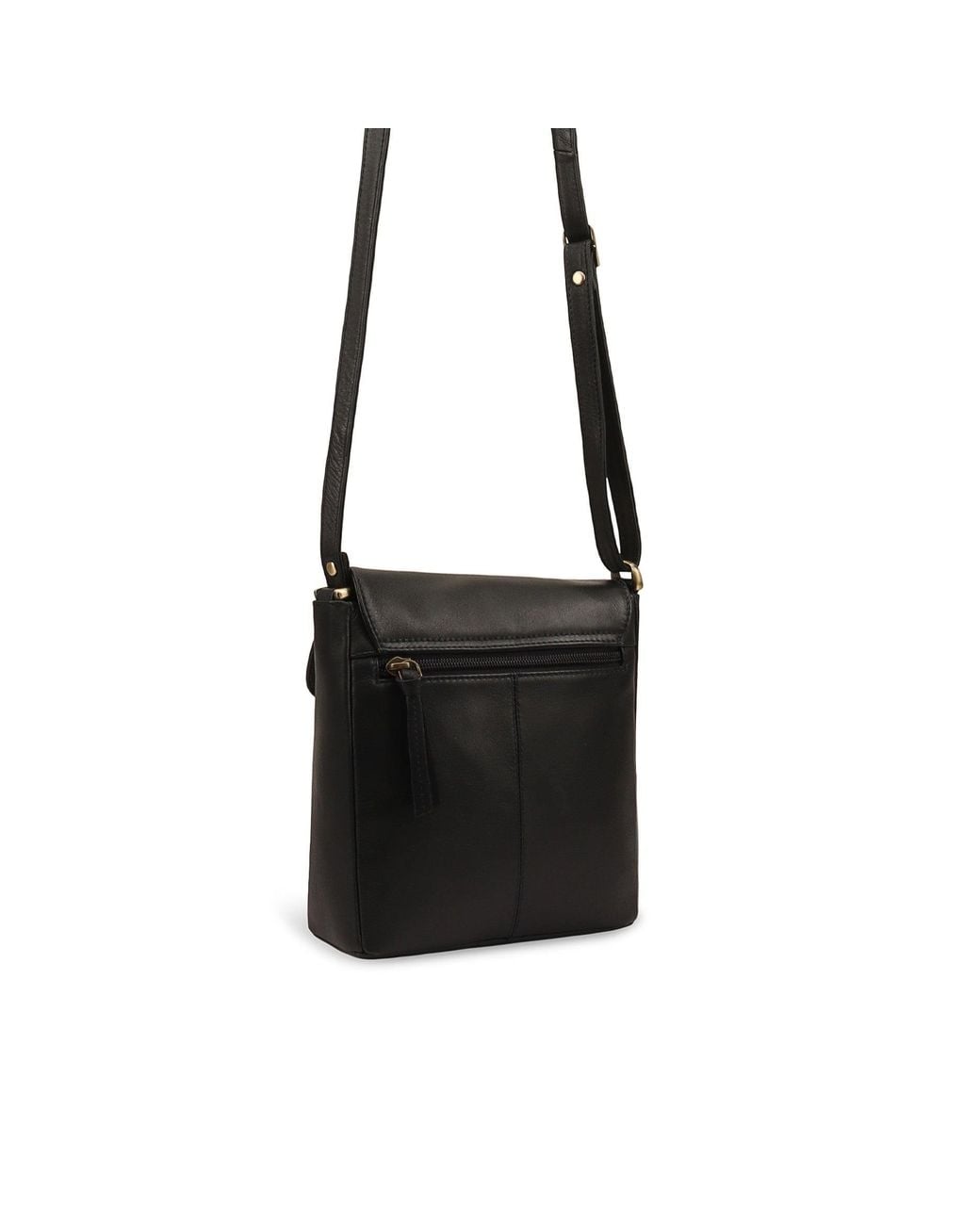Lloyd Baker Black Saharsa Leather Crossbody Bag