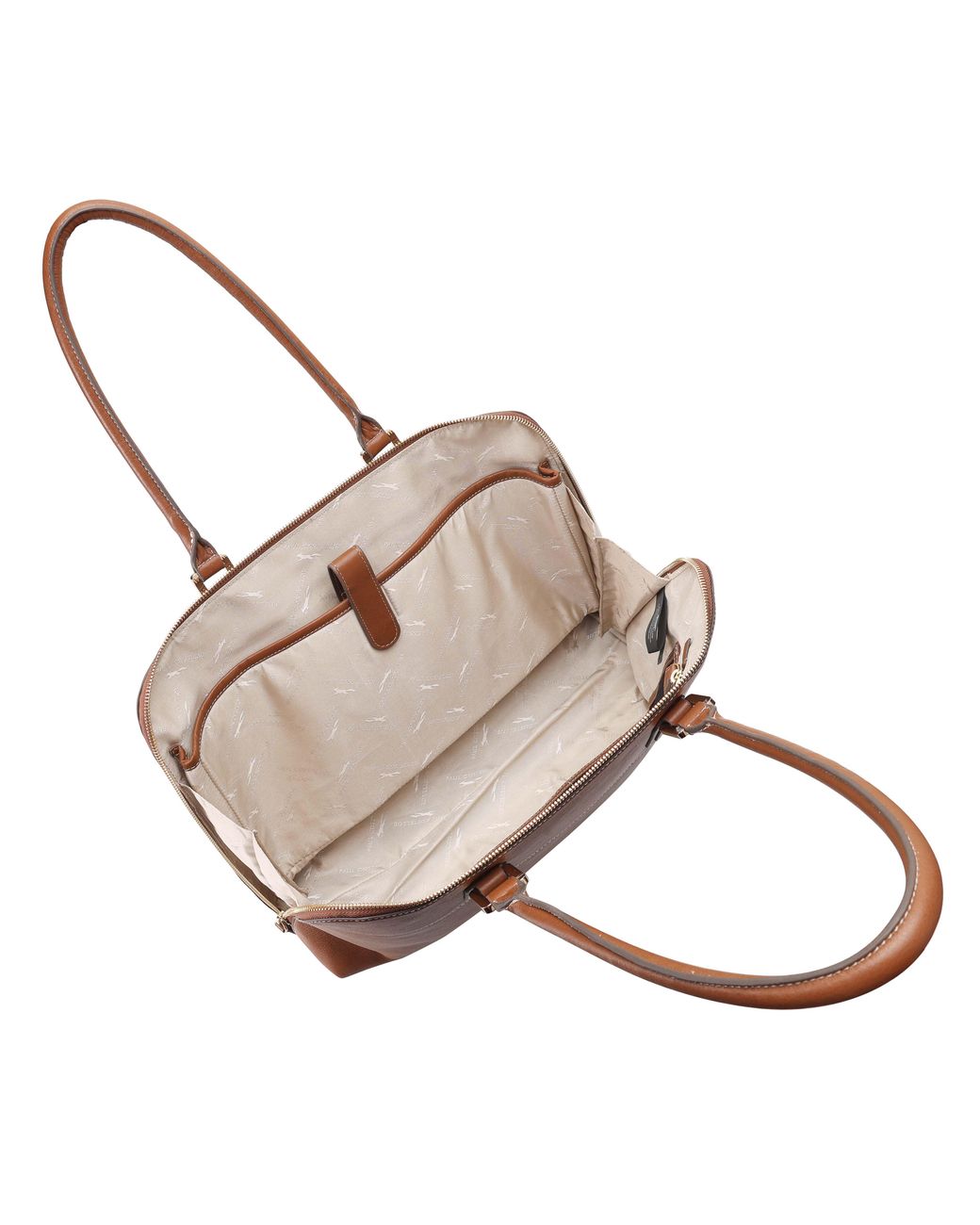 Paul Costelloe Brown Filton Leather Tote Bag