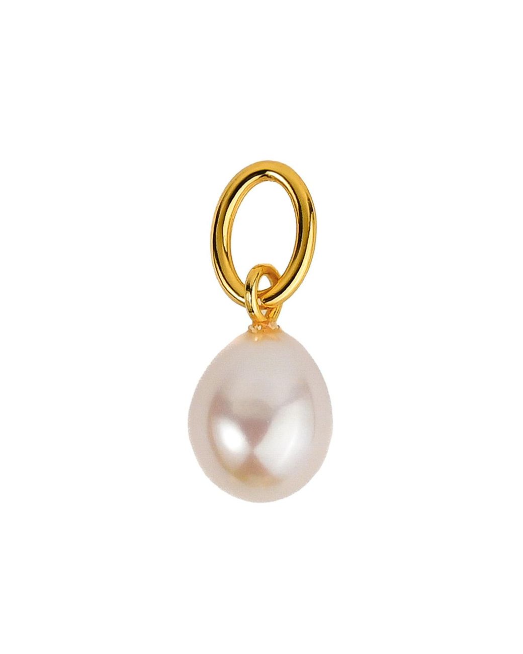 Zynnia Collective Metallic Pearl Drop Charm