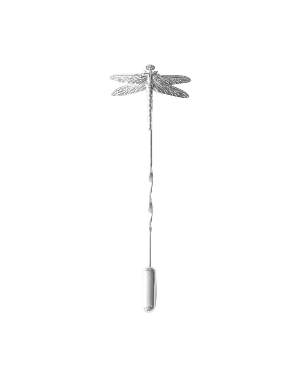 Lee Renee Metallic Dragonfly Tie Pin/Twist Tie Pin – for men