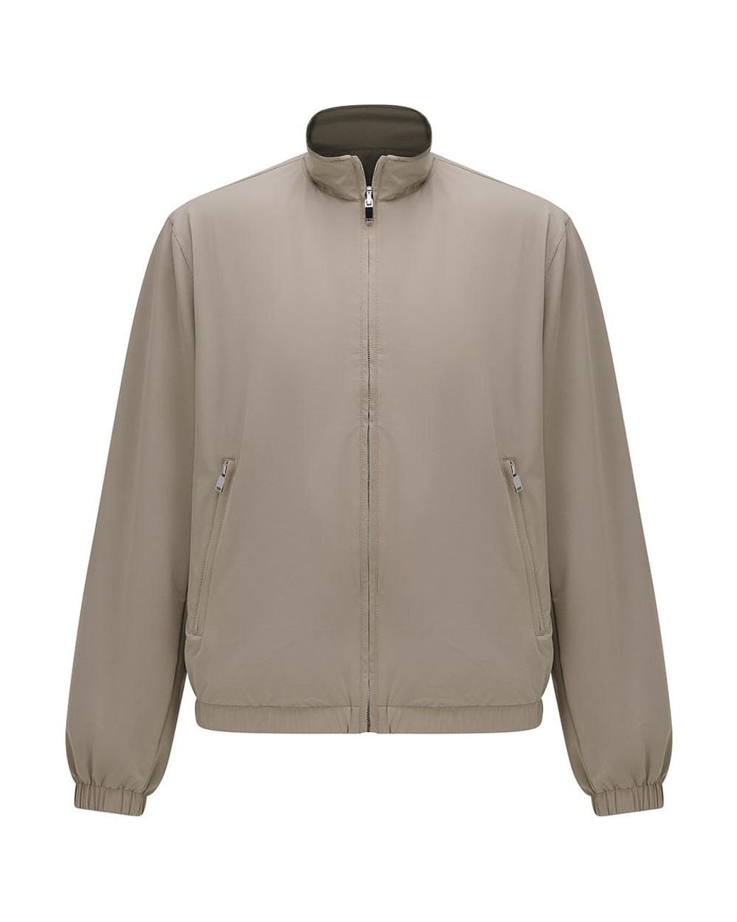 Guards London Green Neutrals Eldridge Reversible Lightweight Harrington for men
