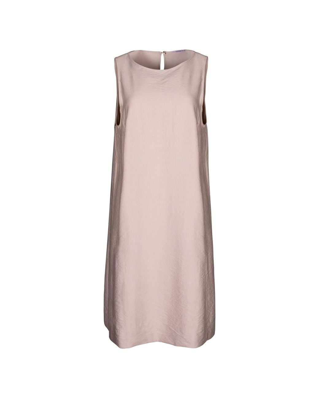 Oh!Zuza Pink Neutrals Echo Viscose Midi Dress With Pockets – Light