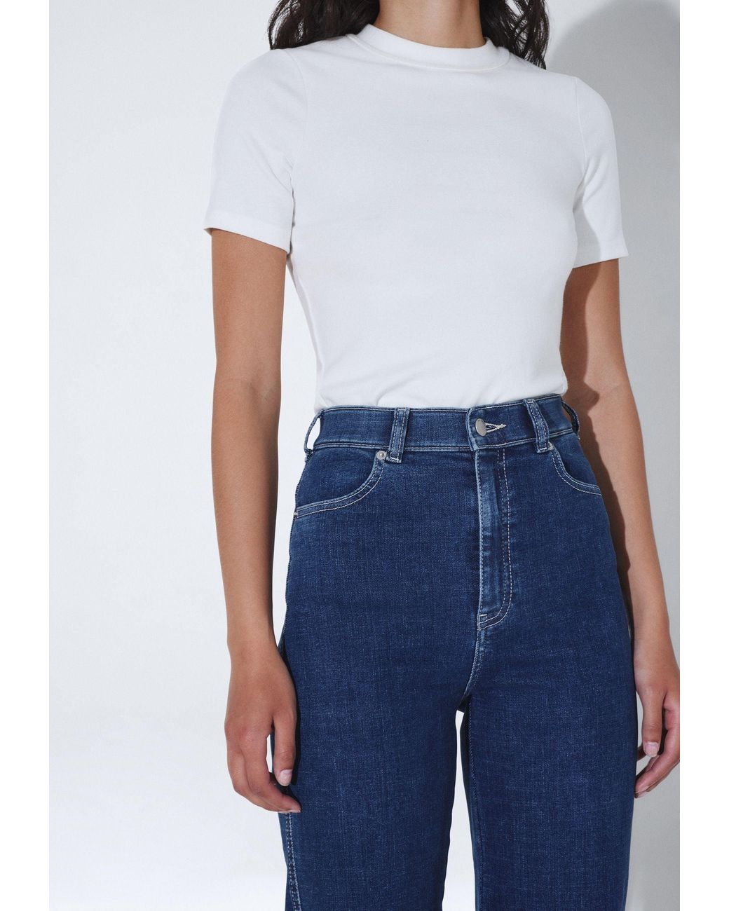 Dr. Denim Blue Moxy High Straight