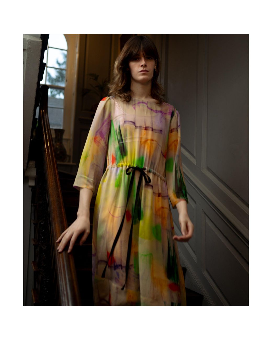 Klements Yellow Solstice Silk Dress