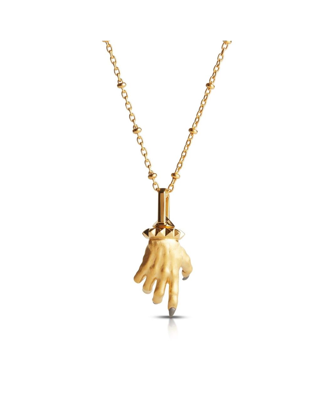 Kasun Metallic Hand Of The Protector Pendant