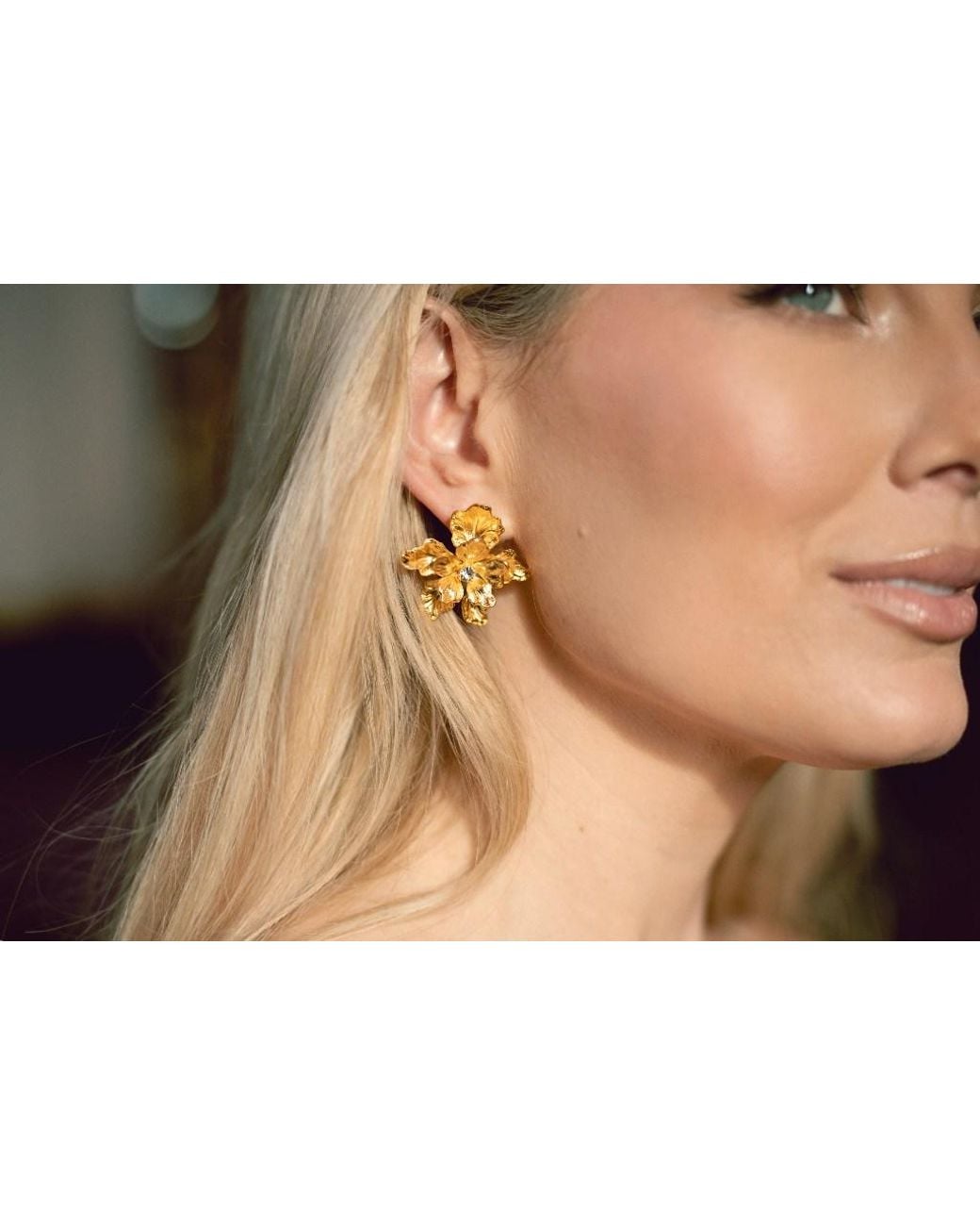 The Pink Reef Metallic Paris Stud