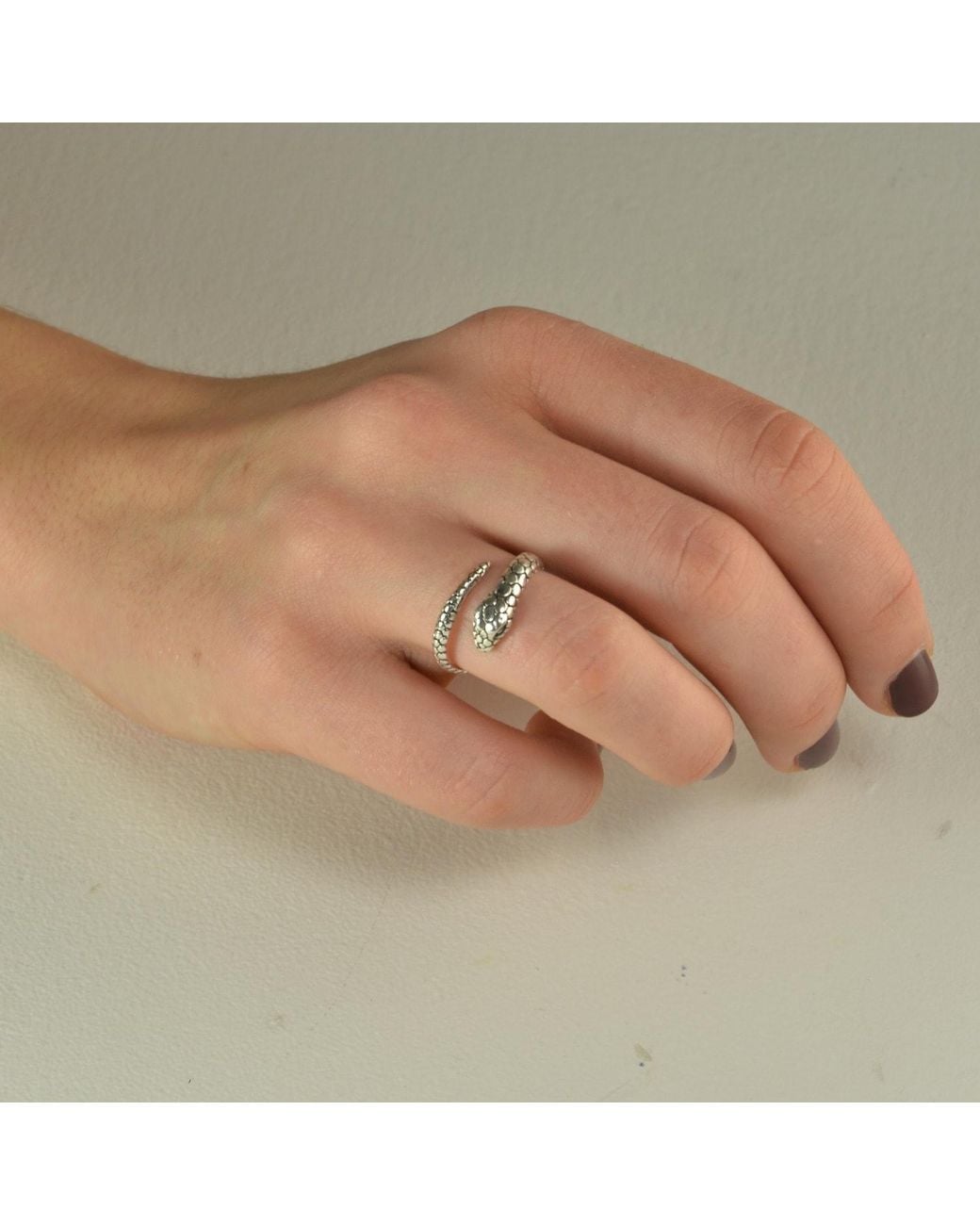 The Jewellery Store London Metallic Adjustable Snake Ring