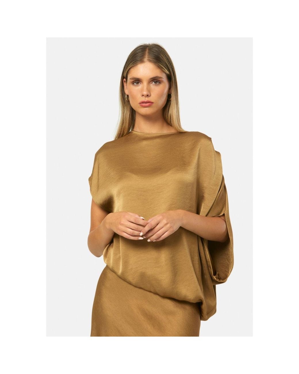 Helen Mcalinden Natural Berna Antique Brass Blouse