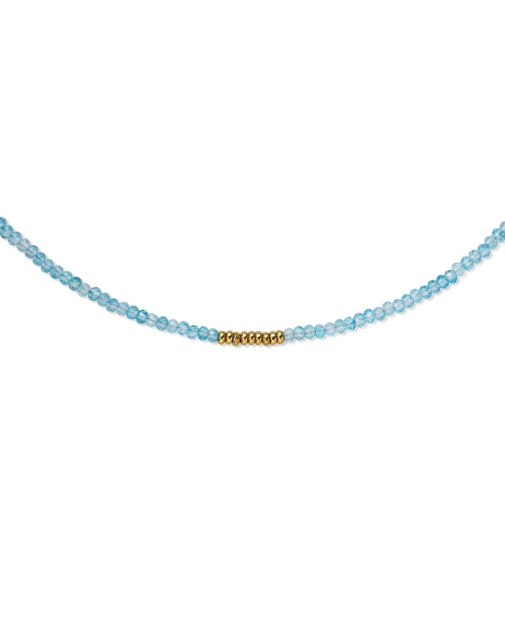 Bombyx House Blue Tiny Topaz Cluster Necklace