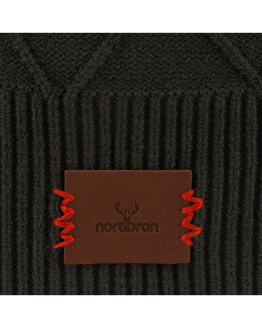 Norbron Black Bonham Moss Beanie for men