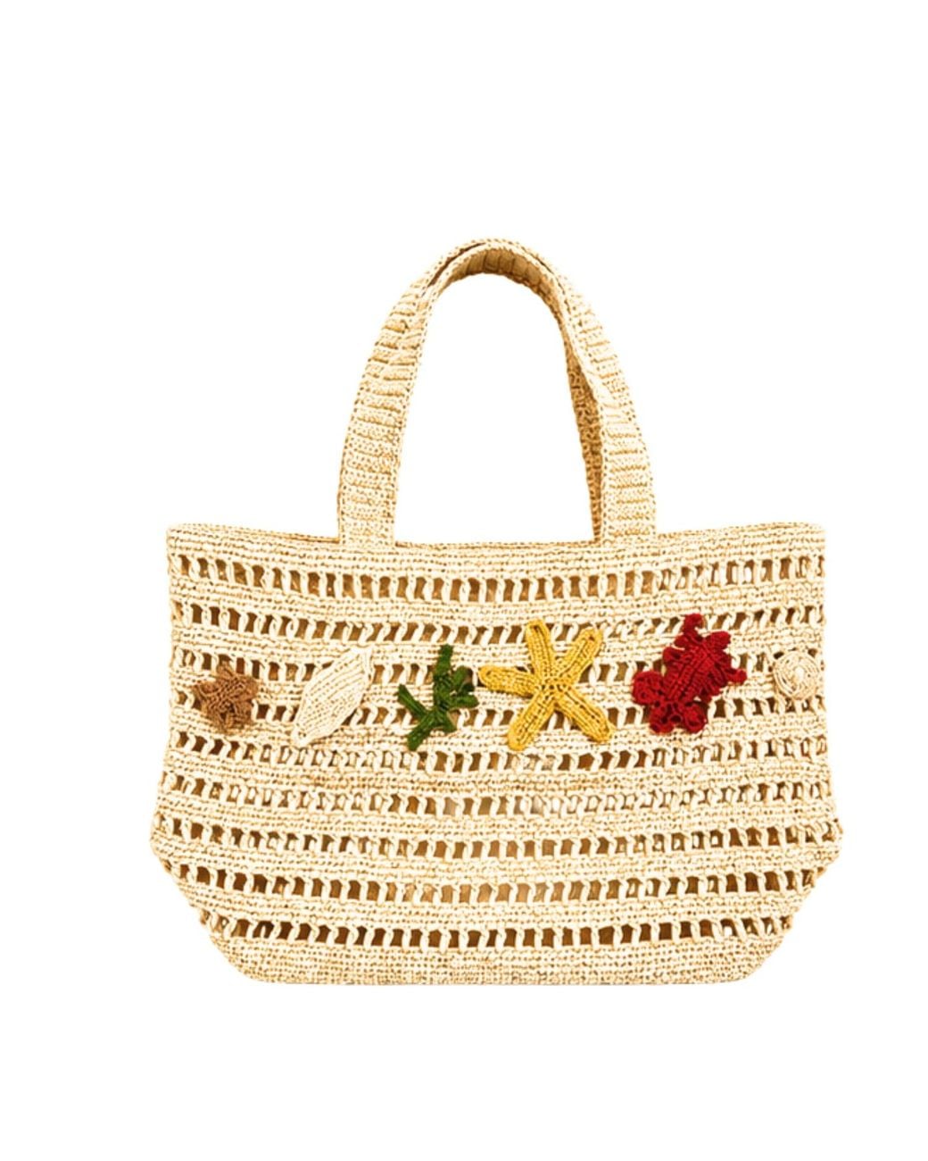 Zanatany Concepts Metallic Neutrals Coralia Tote