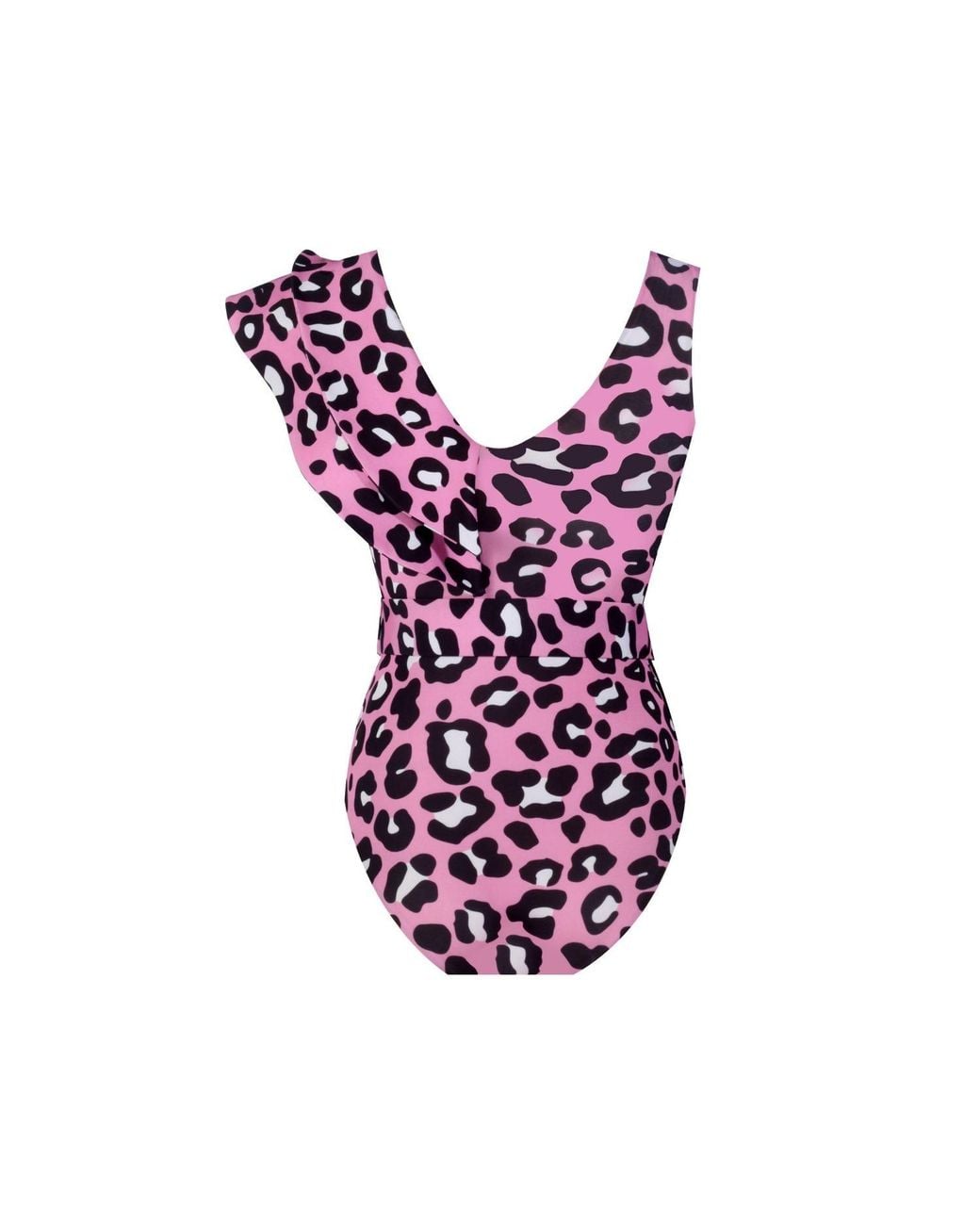 Nur Karaata Red Lilac Leo Swimsuit