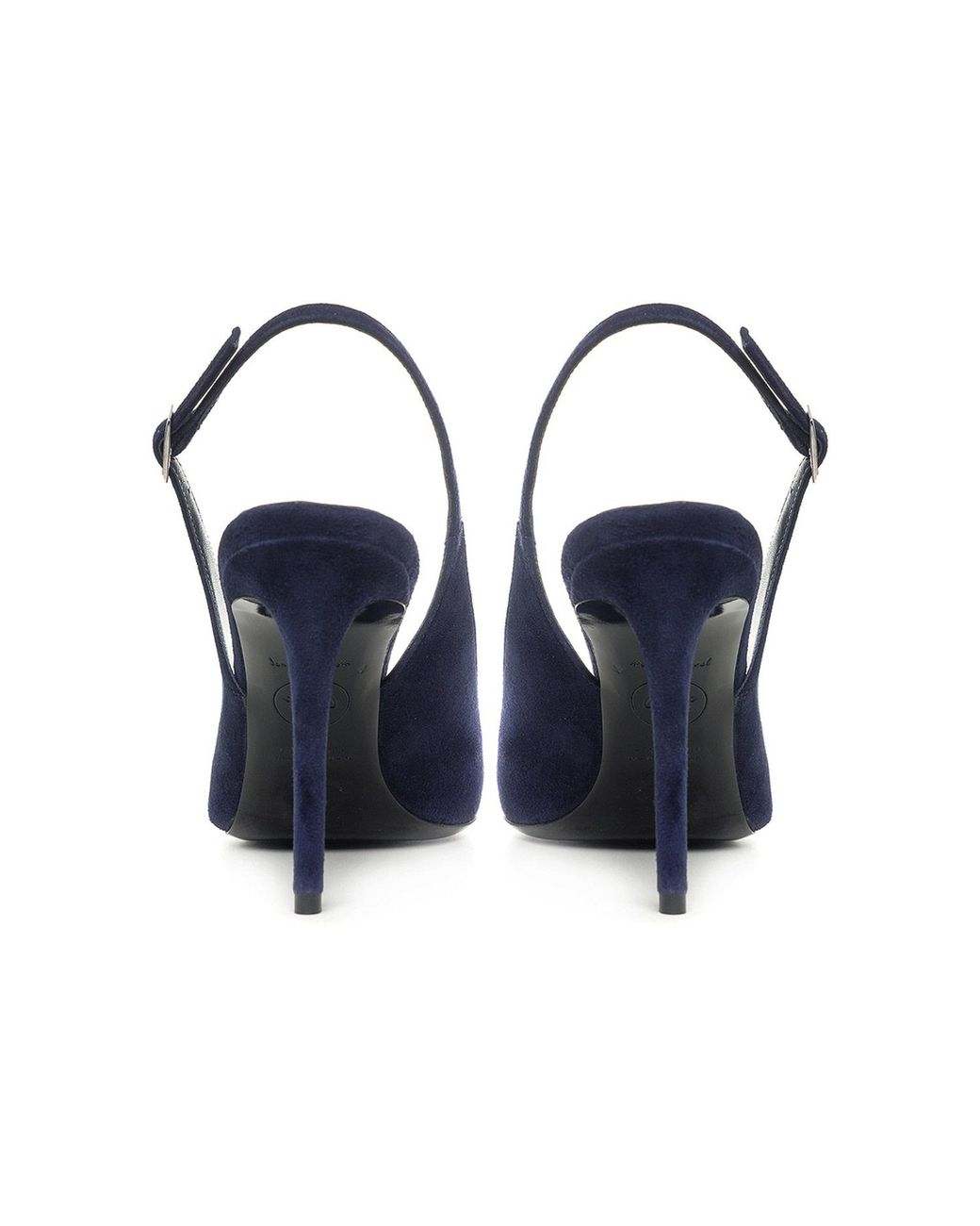 Ginissima Blue Lavinia Dark Slingbacks
