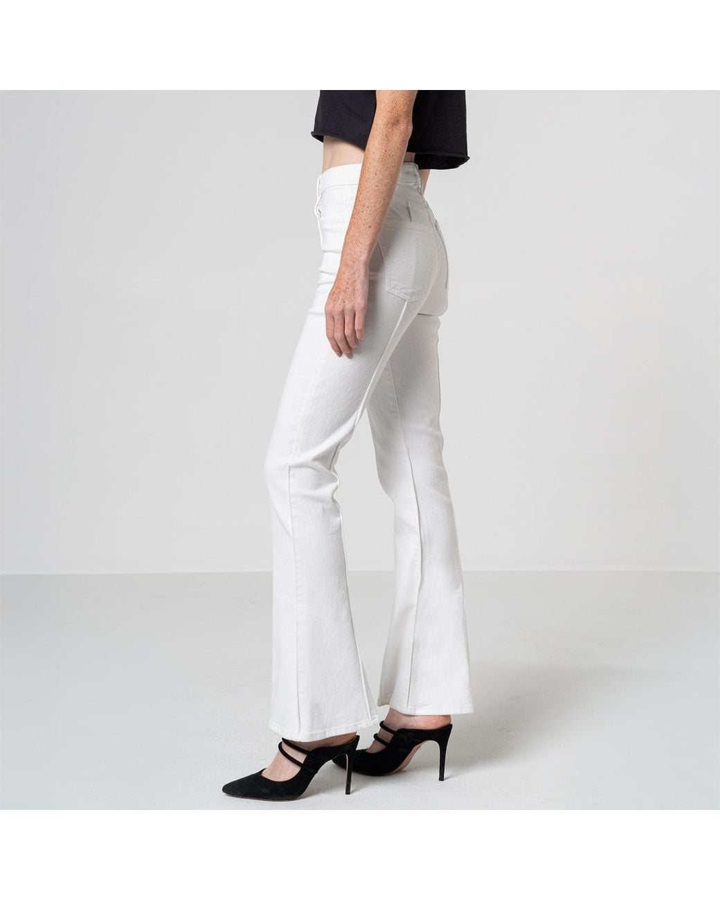 NOEND White Lily Skinny Trumpet Flare