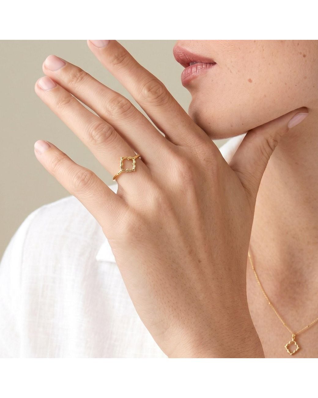 With Love Darling Metallic Community Ring