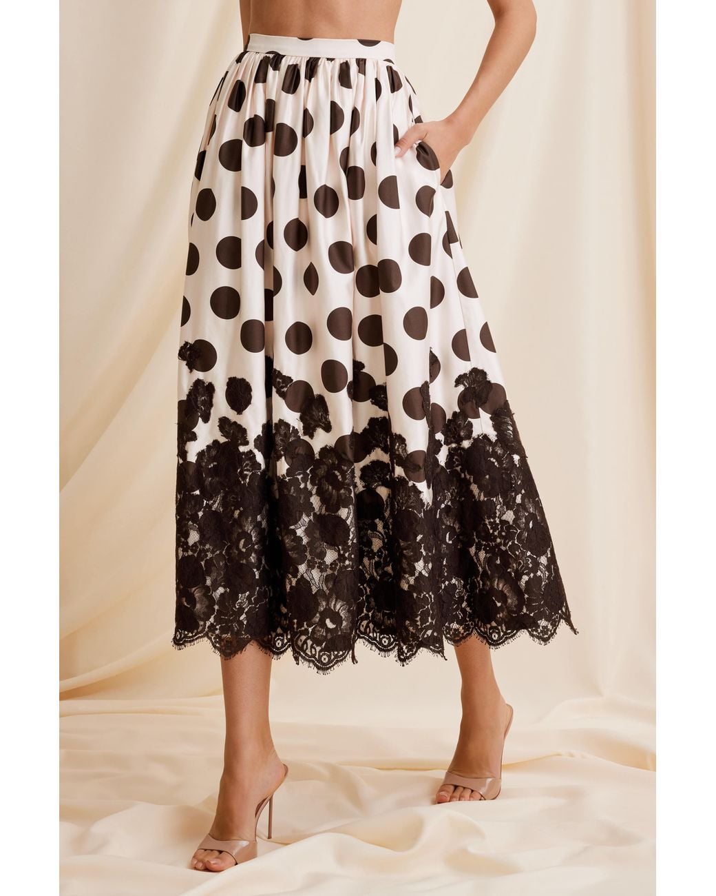Scarlett Gasque Black Fiorella Skirt Mauve Morn