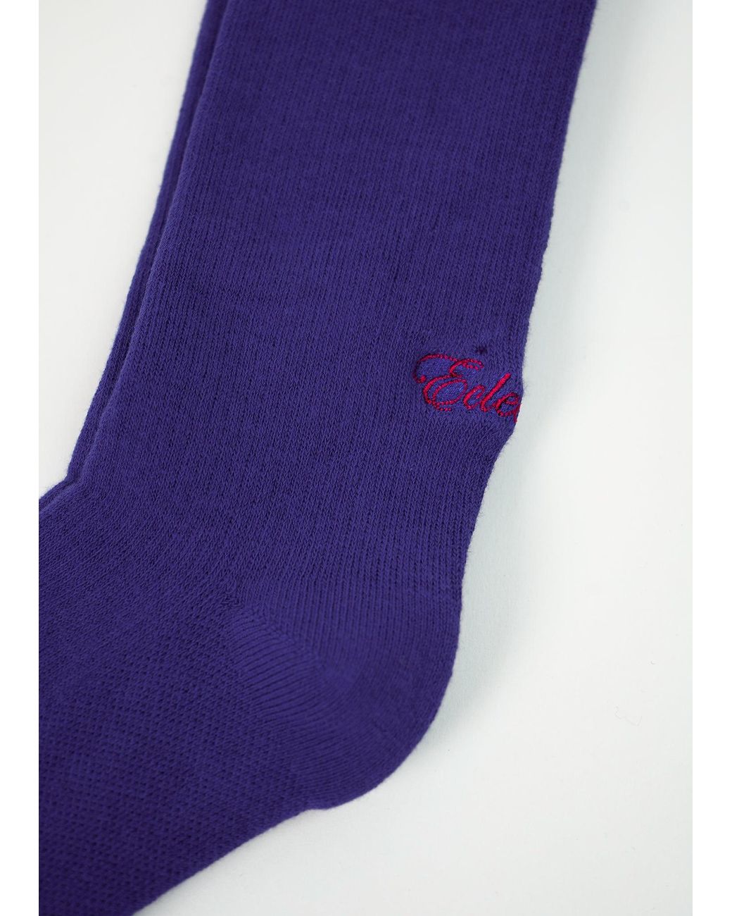 Éclectique Blue Crew Socks for men
